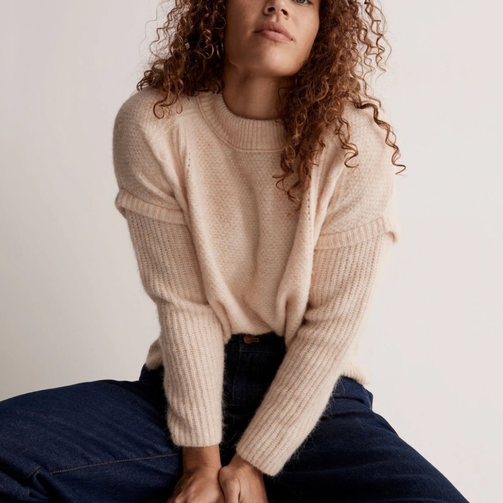Madewell Cable Havener Pullover Sweater
